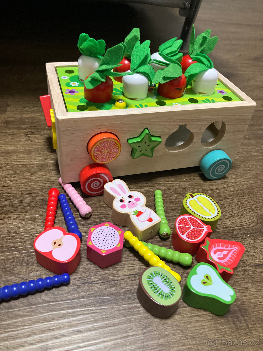 Montessori dřevěné hračky-ruční práce