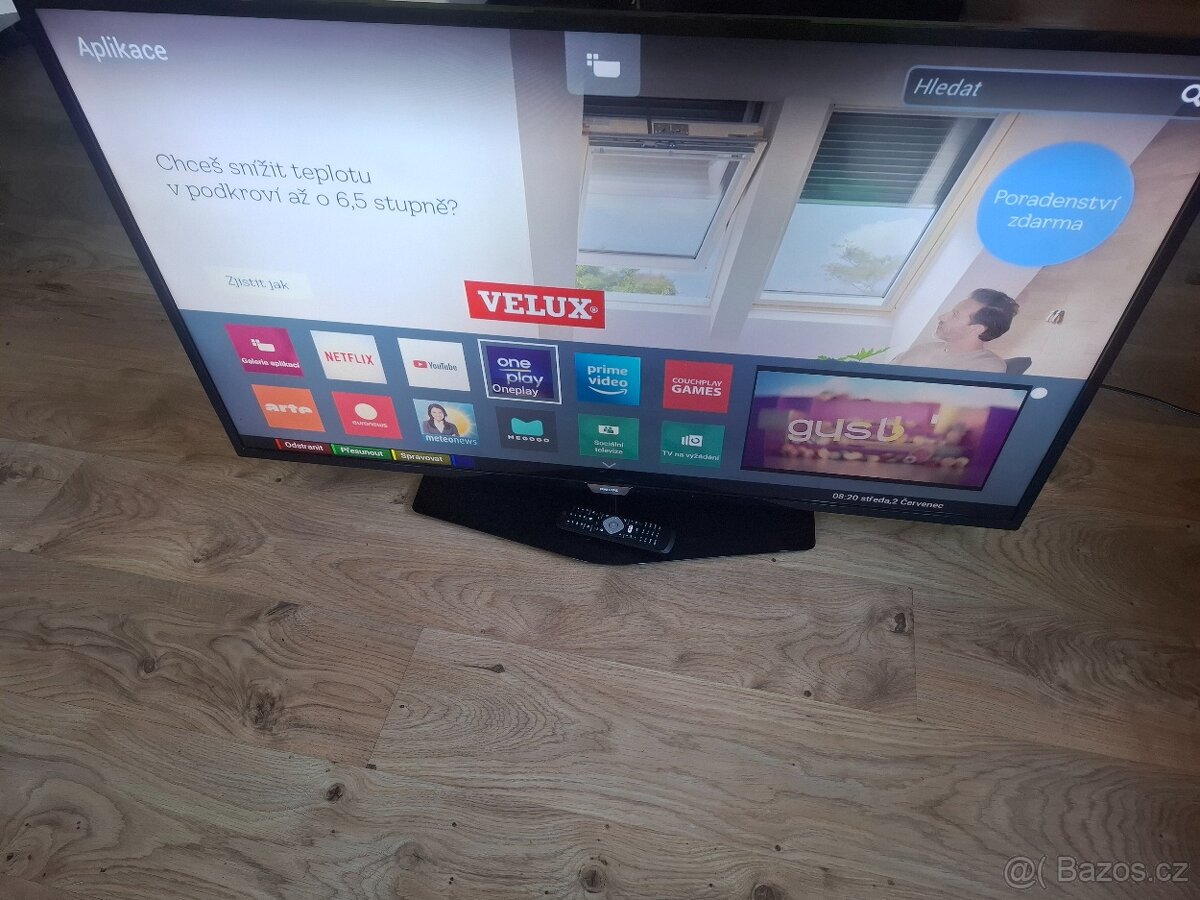 Philips 4K 128cm wifi DVB-T2 YouTube netflix Plně funkční be