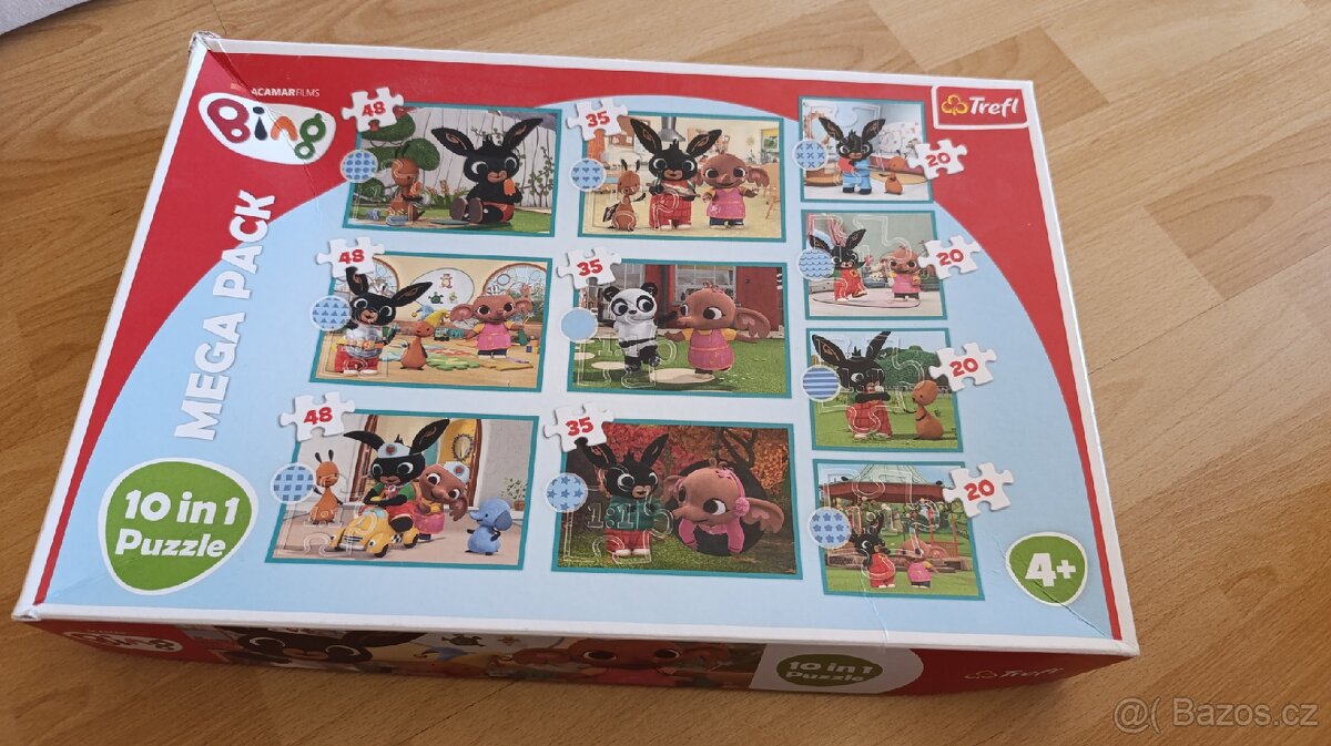 Puzzle Bing 10v1 jako nové