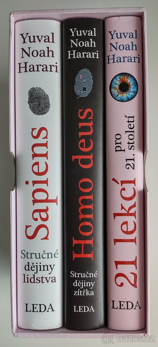 3x Harari v dárkovém boxu (Sapiens, Homo deus, 21 lekcí...)