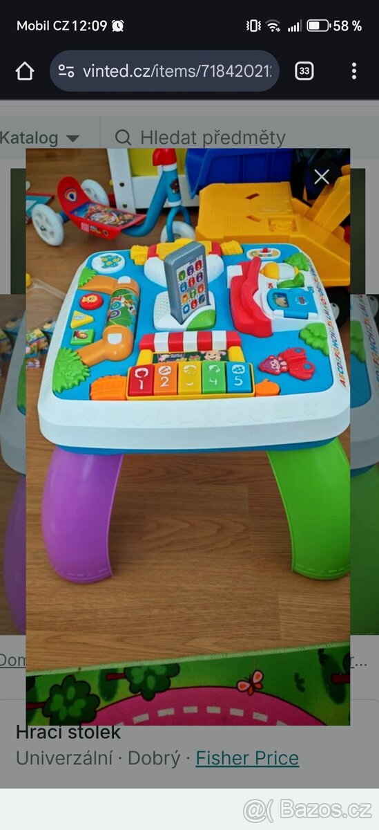 Hrací stolek Fisher Price