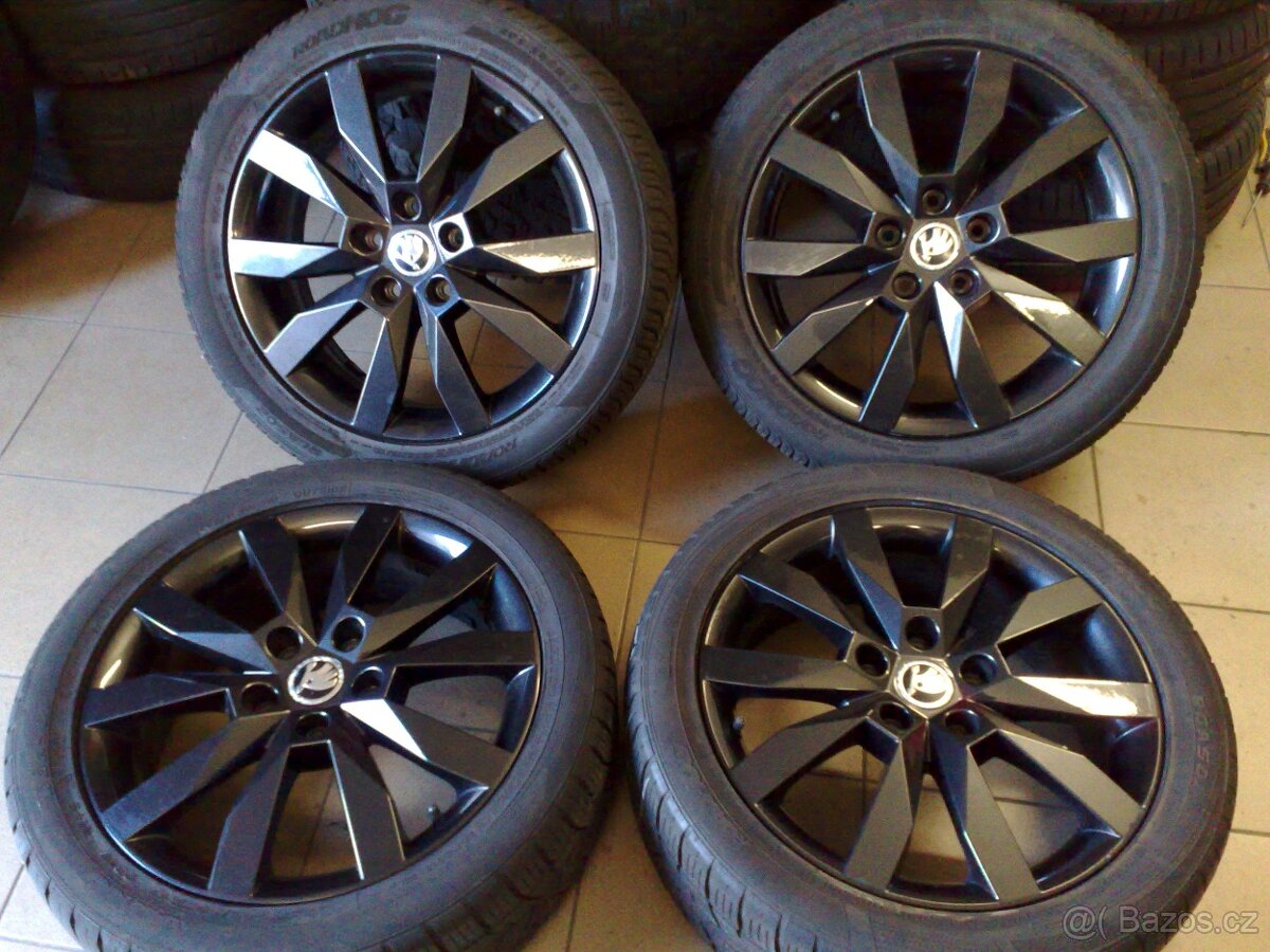 alu kola skoda 5x112 r17 original škoda 205/50/17