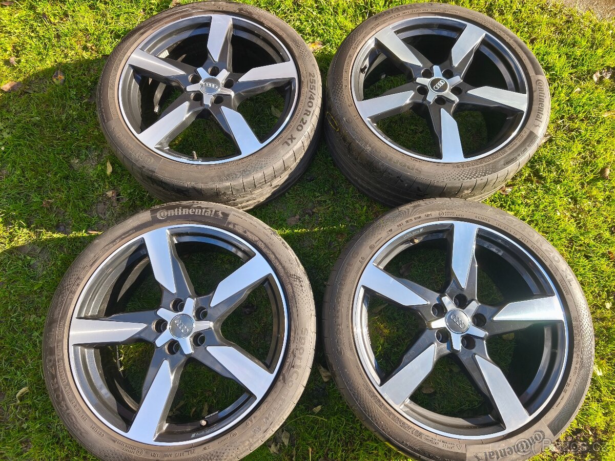 Letní sada Audi R20 5x112 A6 S6 RS6 Continental 255/40/20
