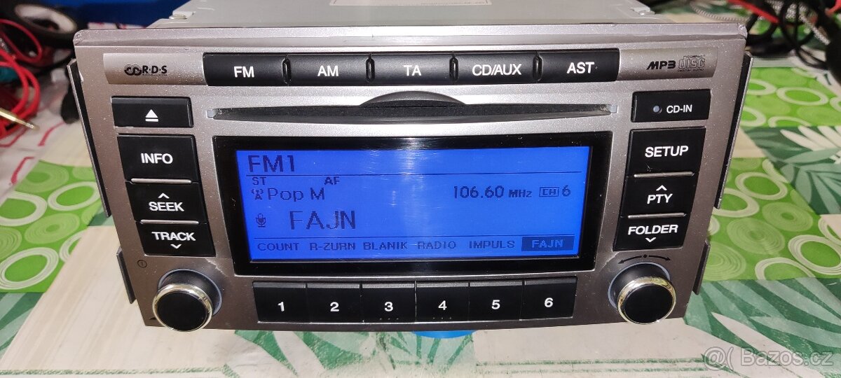 Originální autorádio Hyundai PA910CME RDS MP3