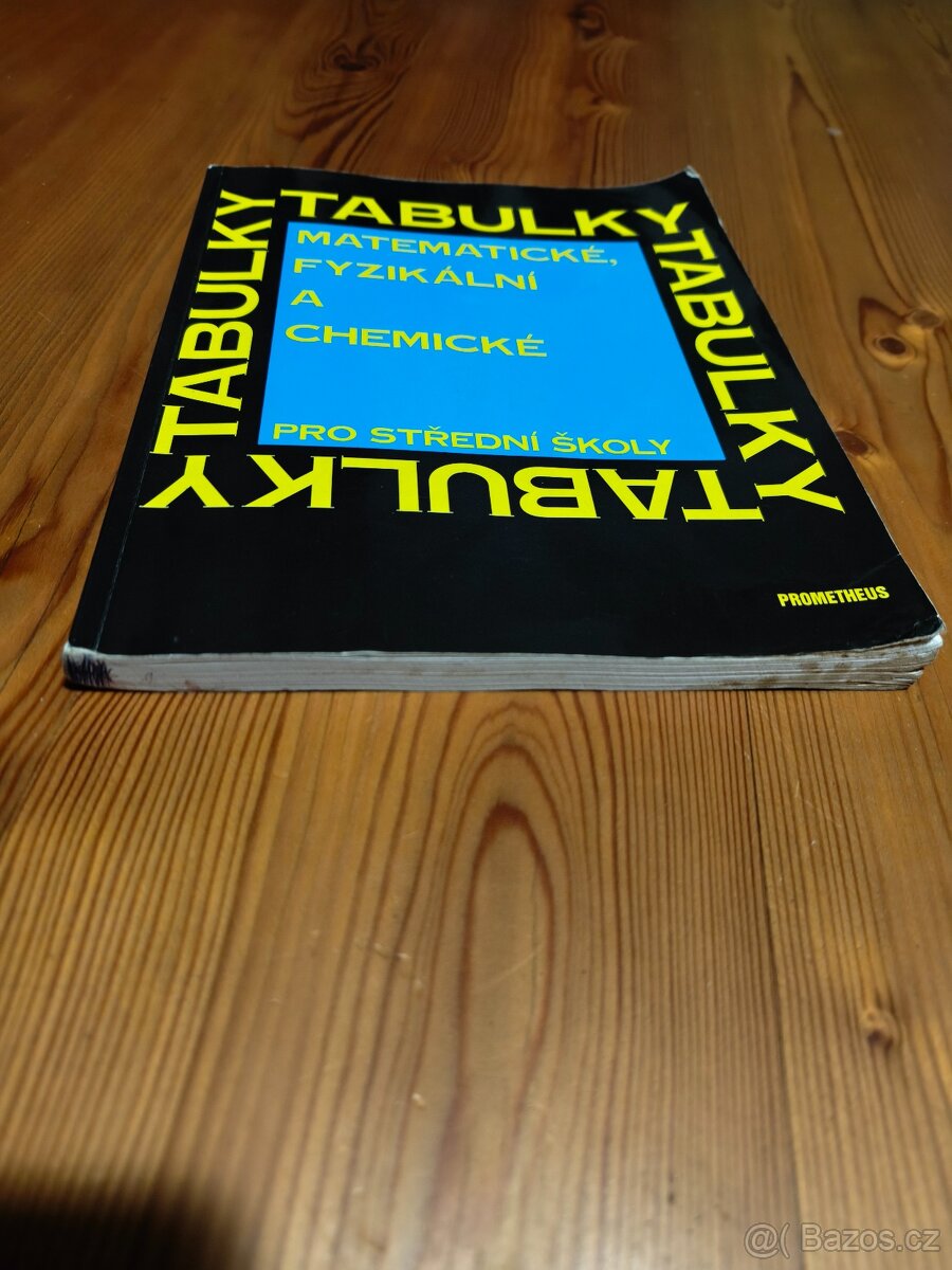 Matematické, fyzikální a chemické tabulky pro SŠ