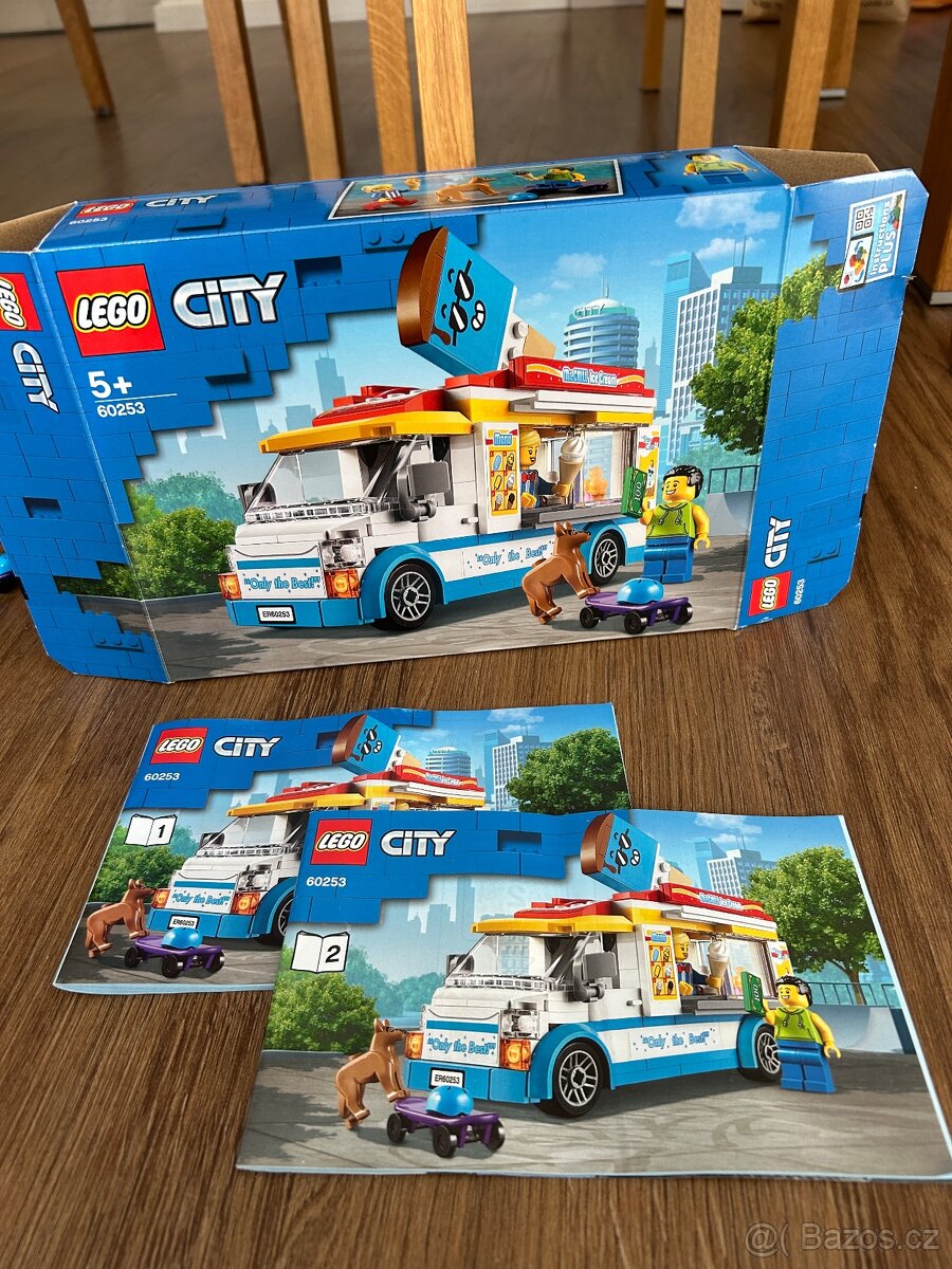 LEGO CITY Zmrzlinářské auto 60253 KOMPLETNÍ