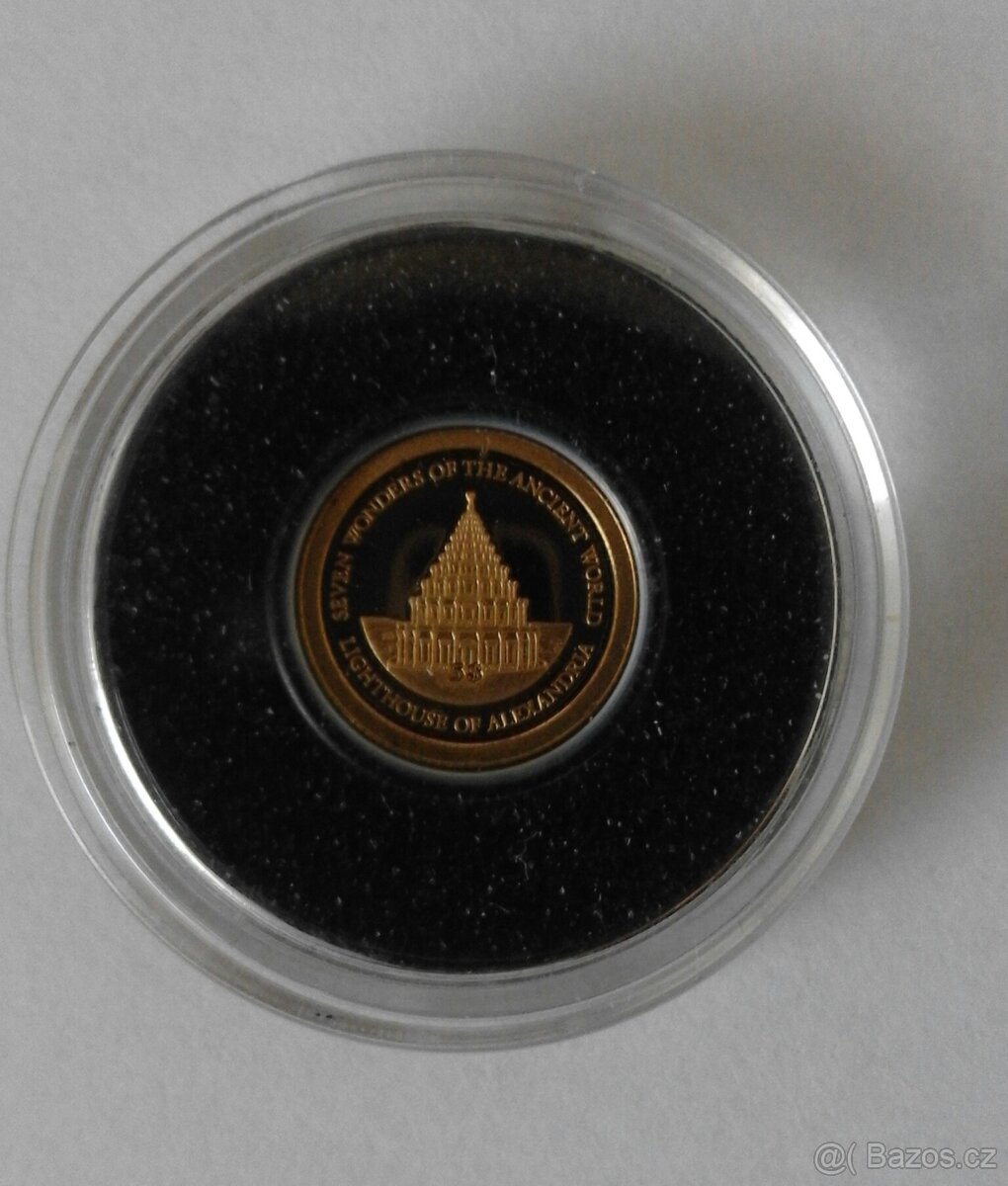 Zlatá mince Šalamounovy ostrovy -0,5 gr, 585Au