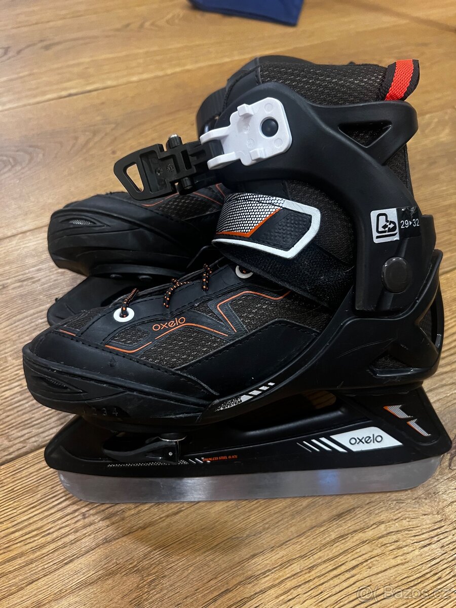 dětské nastavitelné lední brusle Oxelo Fit 100 29-32