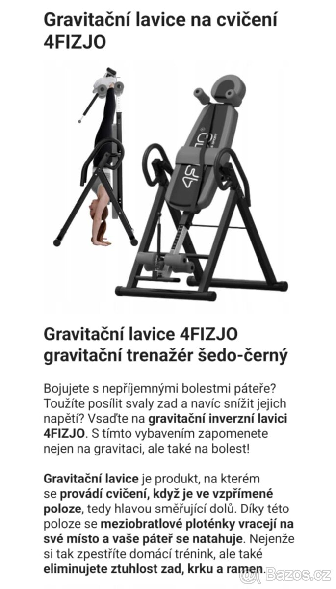 Gravitační lavice