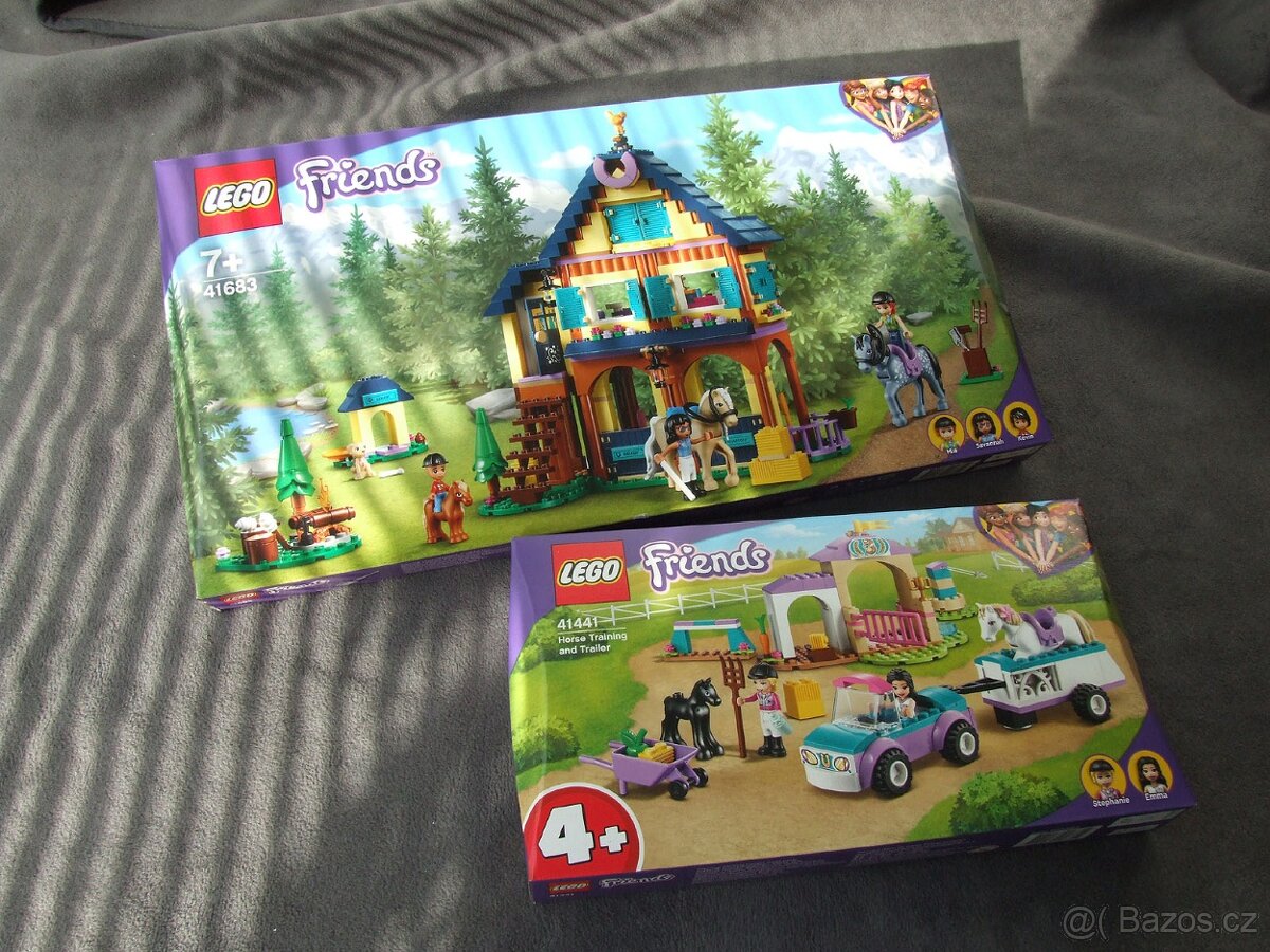 41441 41683 LEGO Friends - Jezdecké středisko a auto