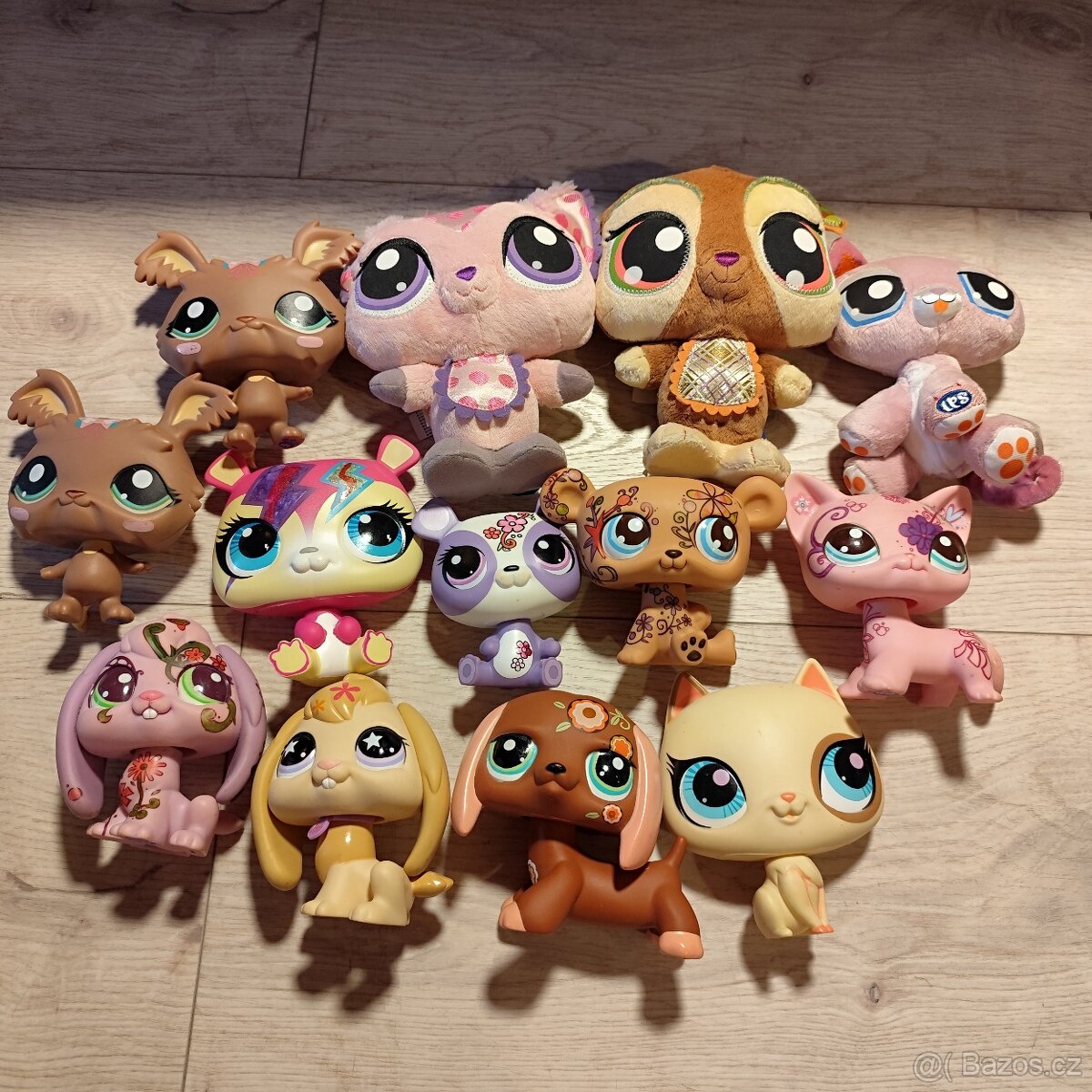 LPS littlest petshop Jumbo a plyšové zvířátka