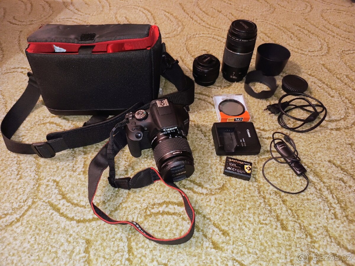 Digitální zrcadlovka Canon EOS 2000D +příslušenství
