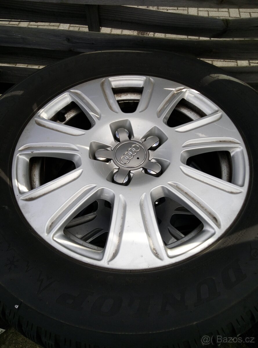 Sada ALU kol se zimními pneu Dunlop