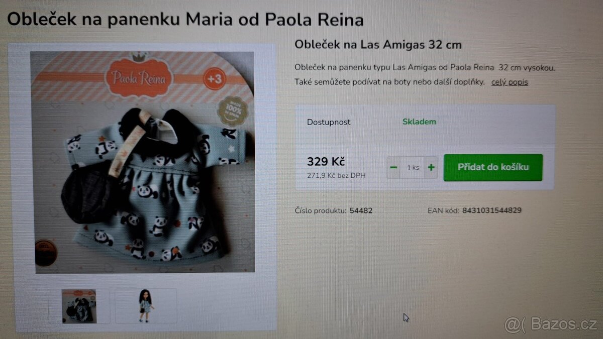 Oblečení na panenku Marii od Paola Reina Las Amigas 32cm