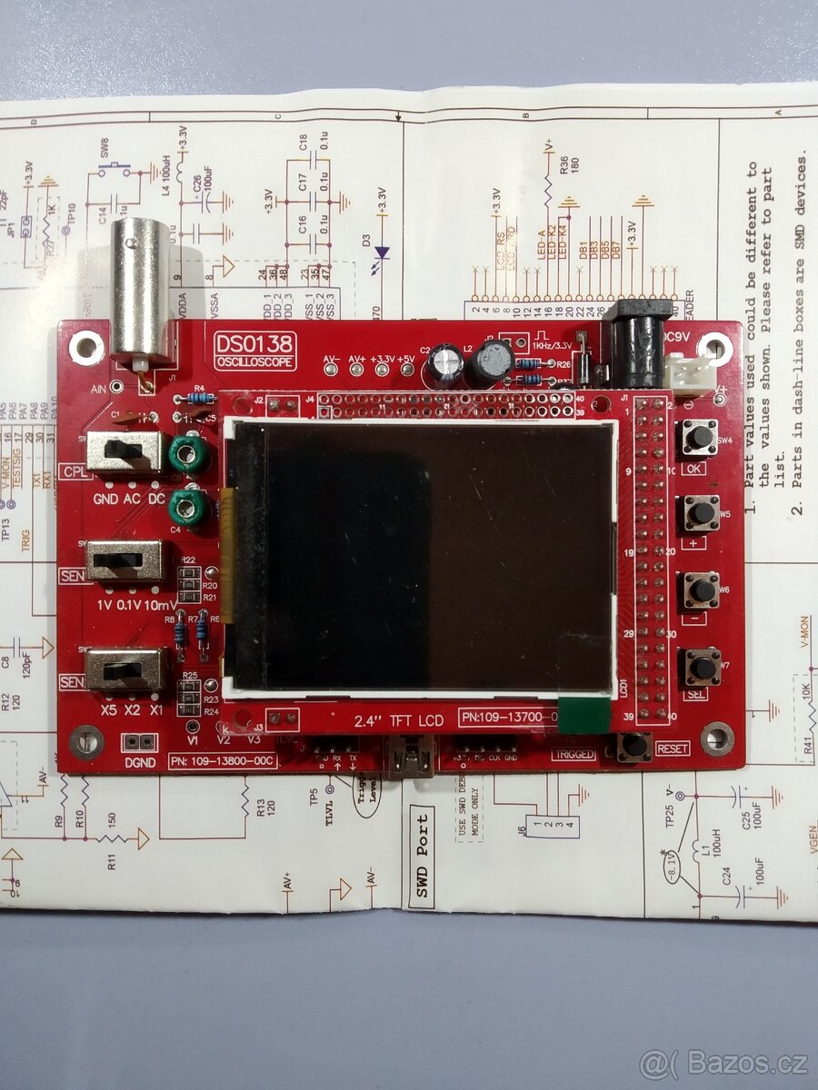 Prodám modul osciloskopu DSO138