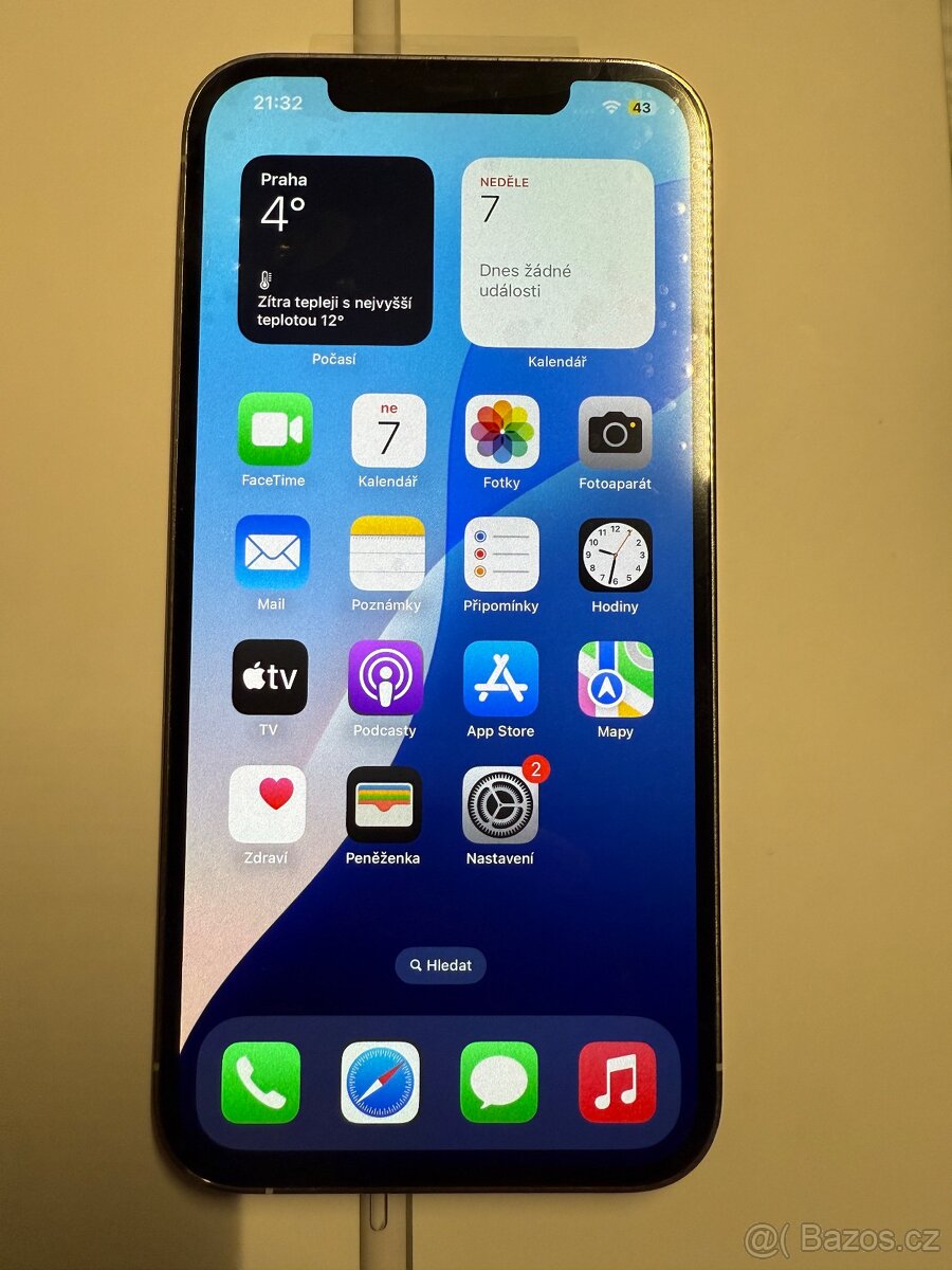iPhone 12 PRO MAX, 128GB, silver, baterie 100%