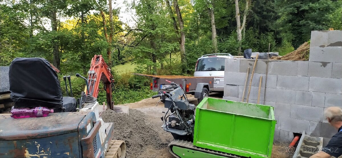 Výkopové práce minibagr 600 / hod.