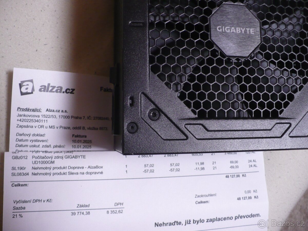 Zdroj GIGABYTE UD 1000 GM