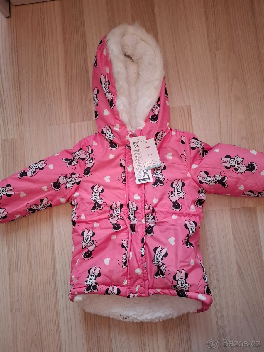 Dívčí zimní bunda Minnie