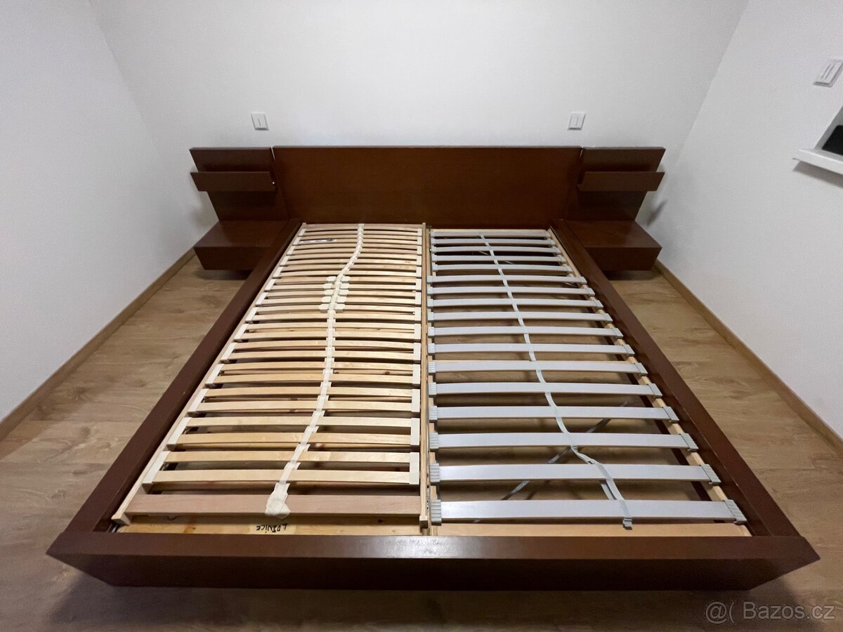 Postel IKEA MALM hnědá