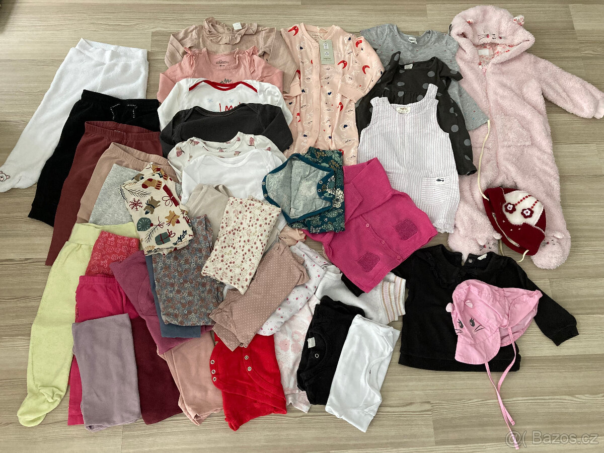 Balík holčičího oblečení v. 80 (H&M, aj.)