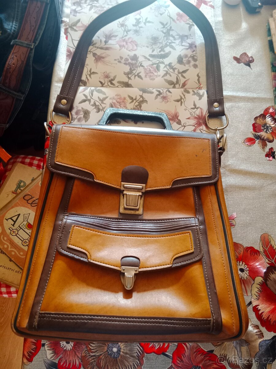 Aktovka,kožená,pánská retro 5000kč