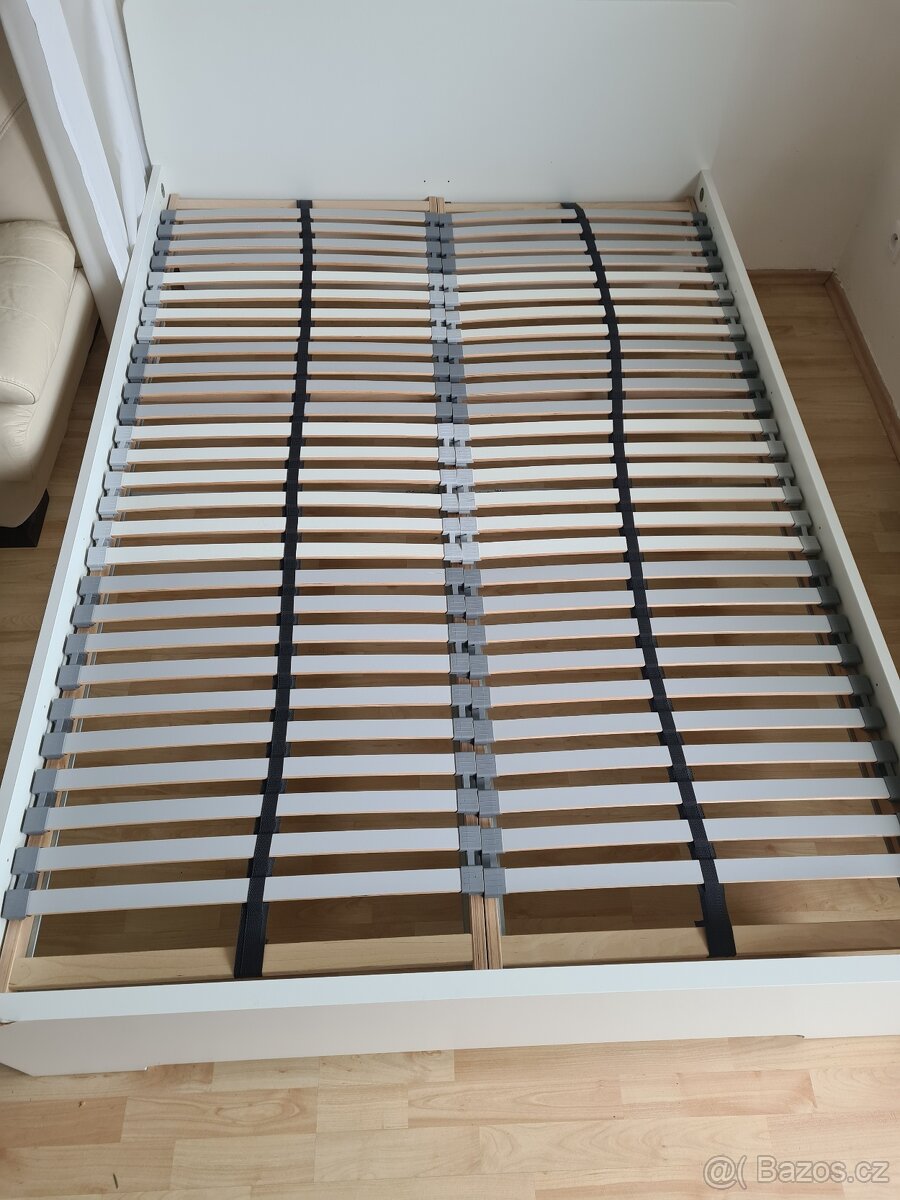 Ikea postel Askvoll, 200 x 140 cm, 2 rošty
