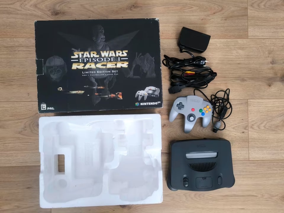 Nintendo 64 Star Wars Racer Limited Edition v originální kra