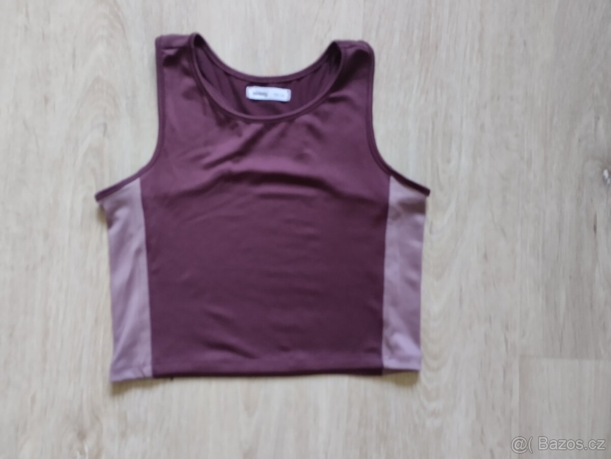 Dívčí sportovní crop top