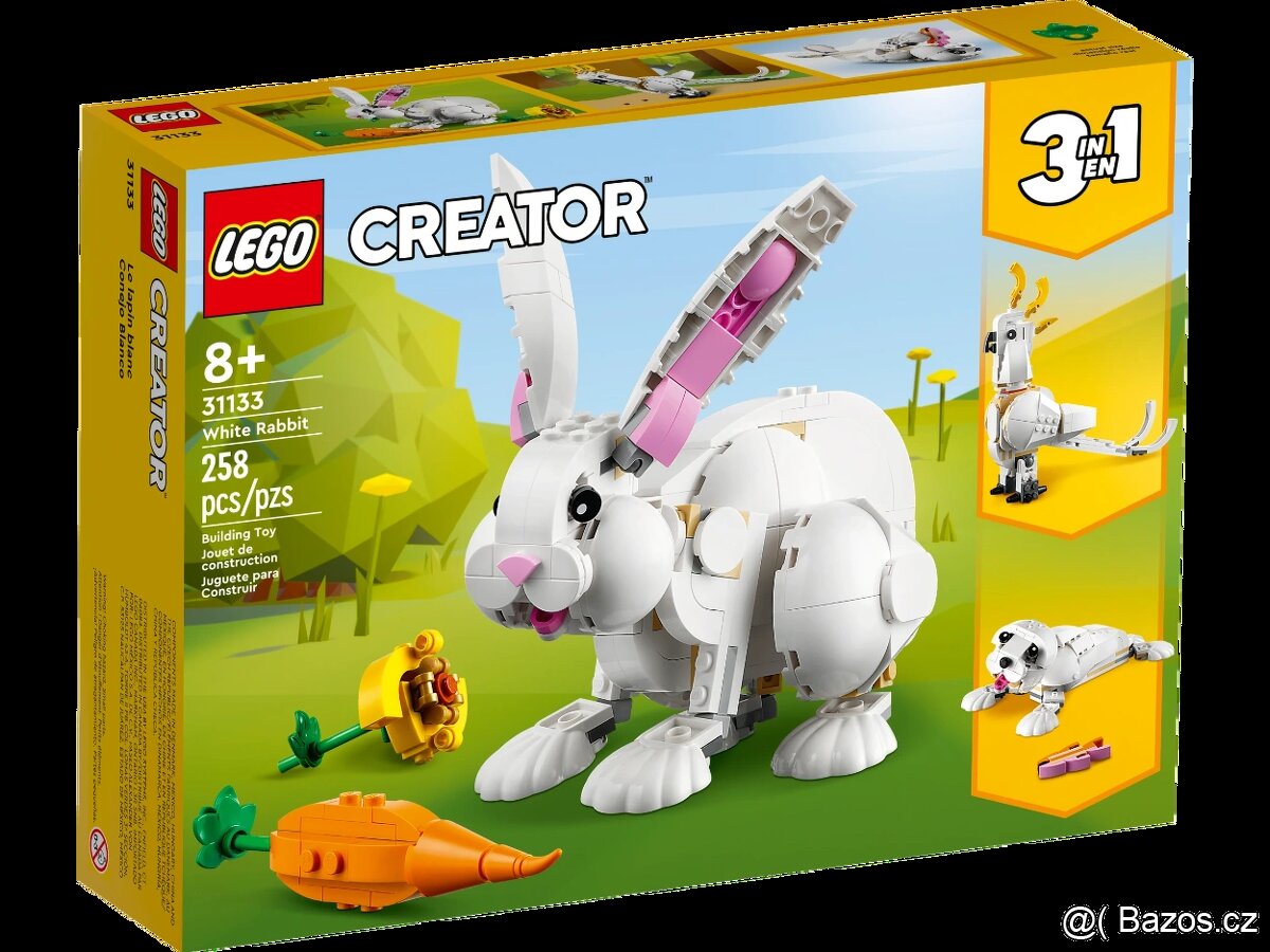 Prodám LEGO 31133 Bílý králík