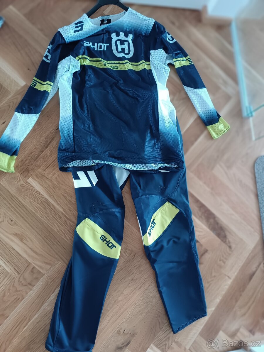 Husqvarna Shot Motodres MX + Kalhoty nový