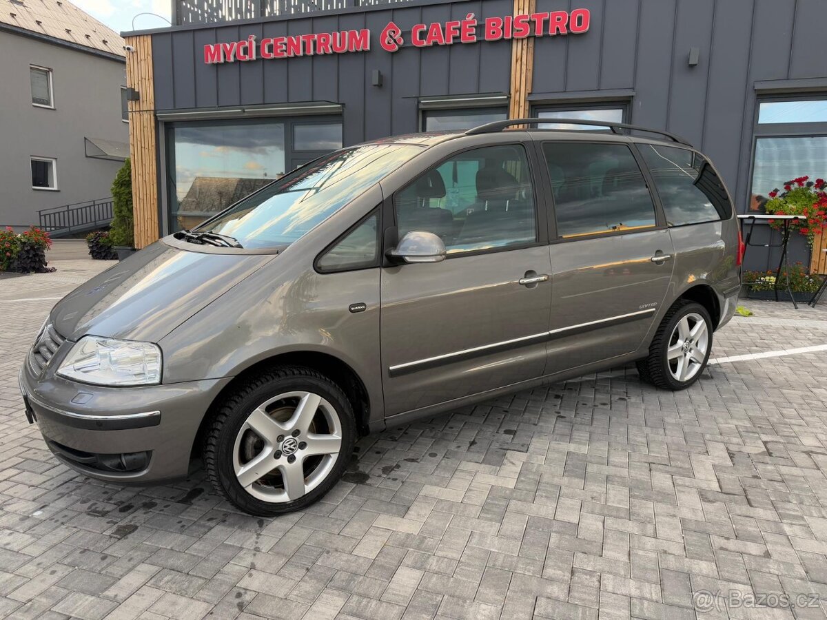 VW Sharan united 2008 1.9tdi 85kw bez DPF jen 190.750km TOP