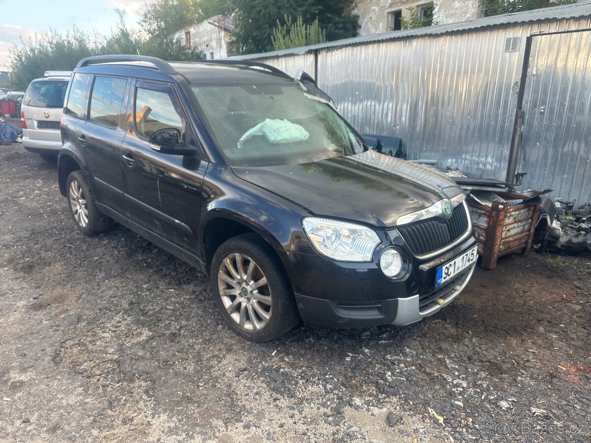 Rozprodám na díly Škoda Yeti 2.0tdi 4x4