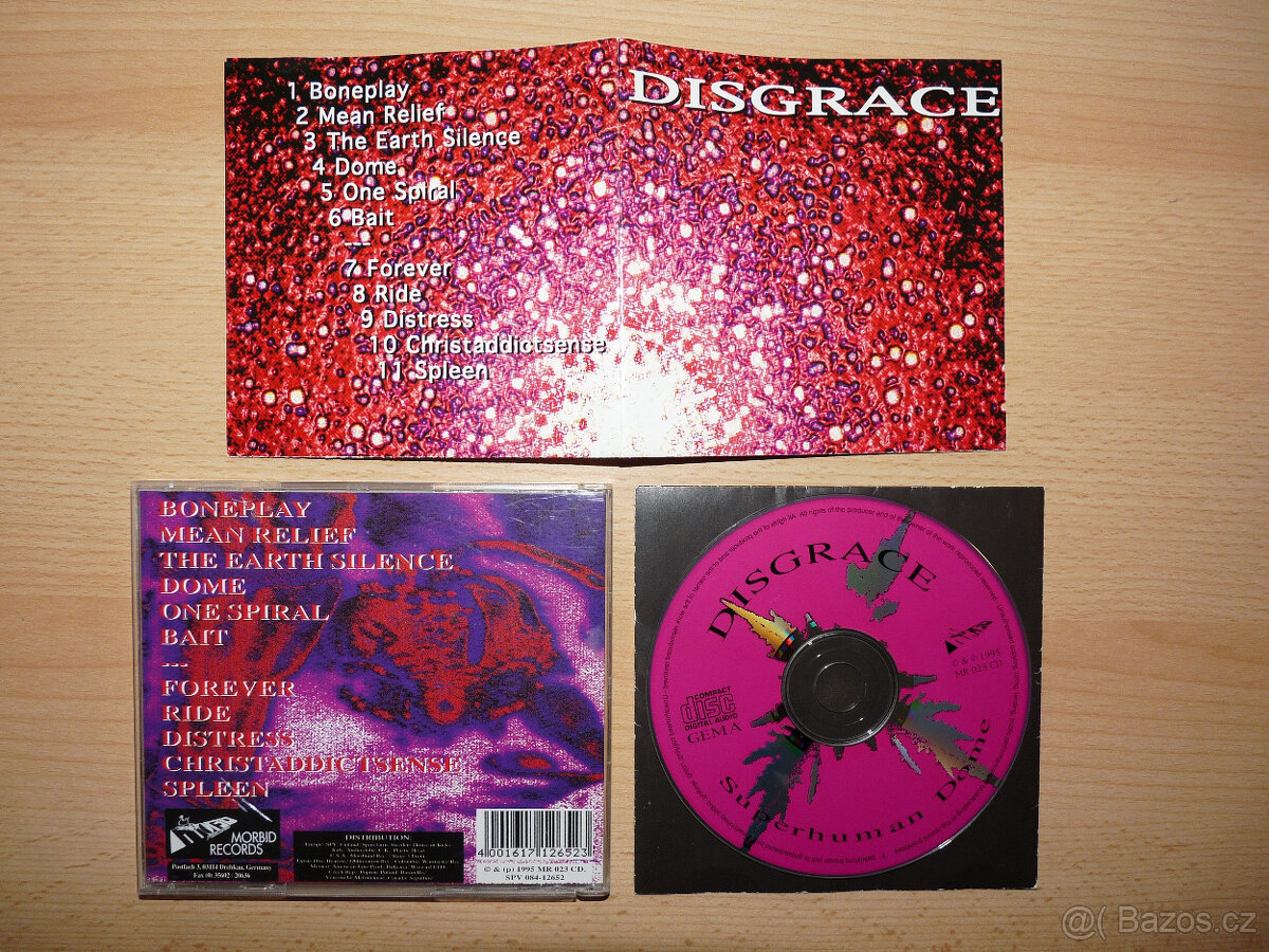 prodám CD DISGRACE(FIN)-Superhuman Dome 1995 RARITA