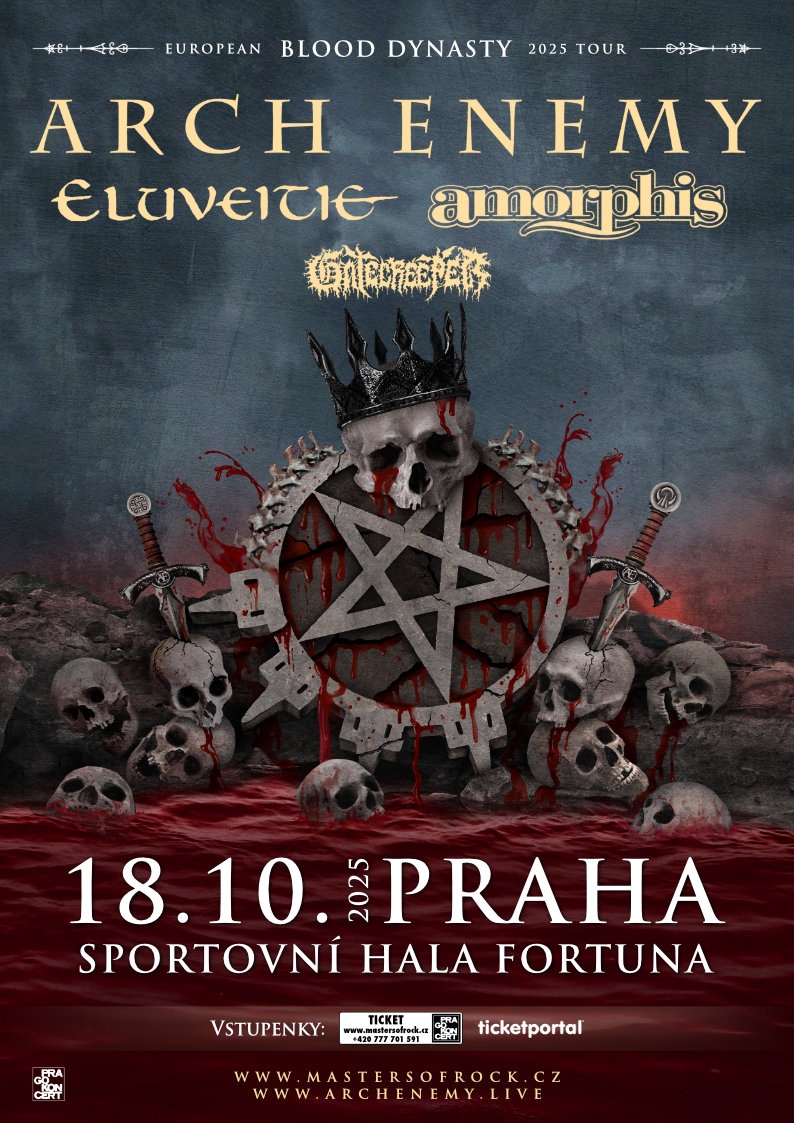Arch Enemy, Eluveitie, Amorphis, Gatecreeper - Praha