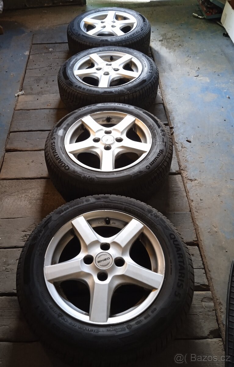 Prodám ALU disky s celoročním pneu.
