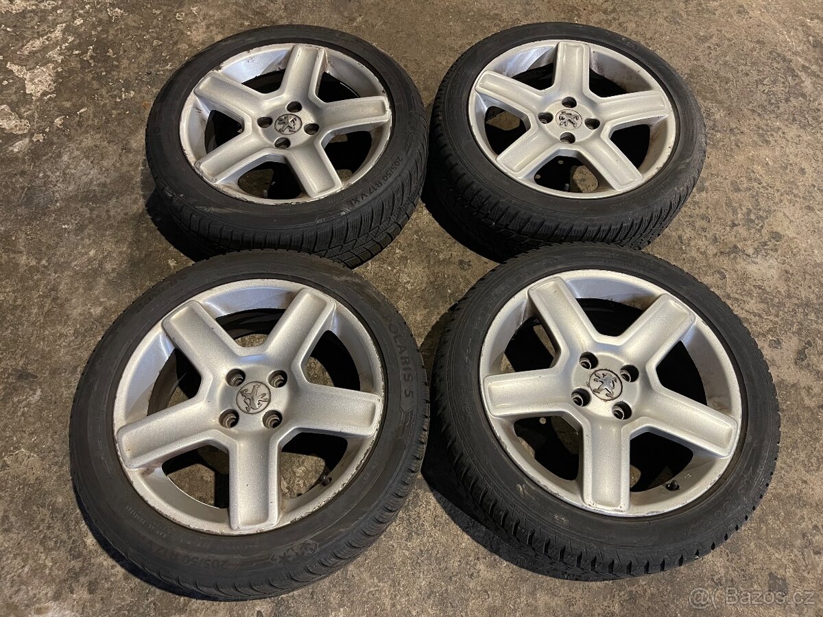 Prodám Alu kola Peugeot 17”