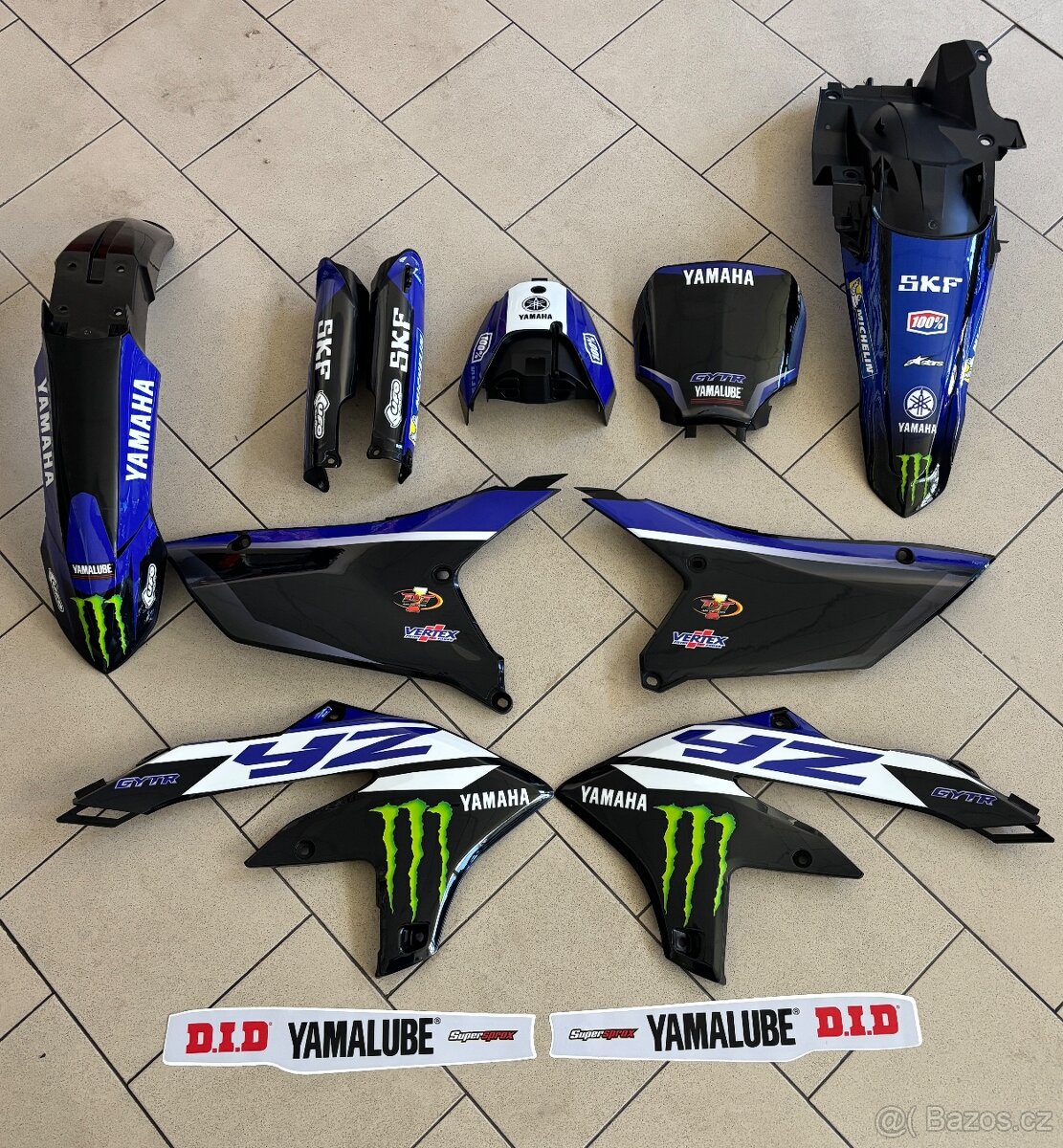 Motokrosové plasty na Yamahu