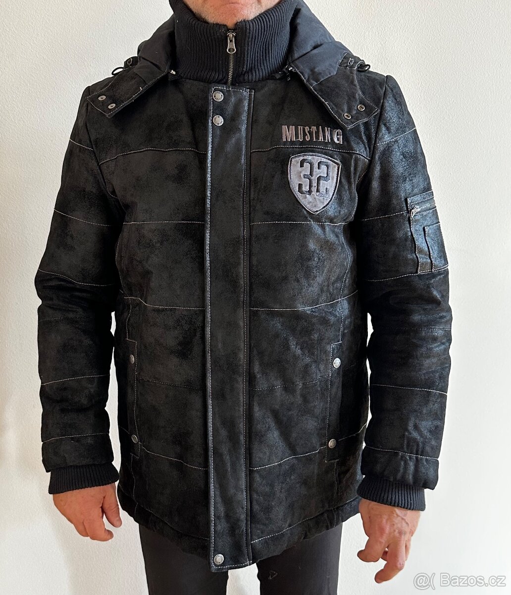 Prodám zimní koženou bundu Mustang