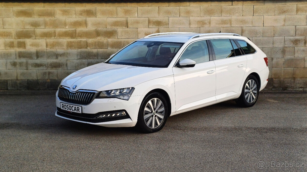 Superb combi 2.0TDI 110kW-TZ-nízké KM-1.maj-koupČR-NEHAV-DPH