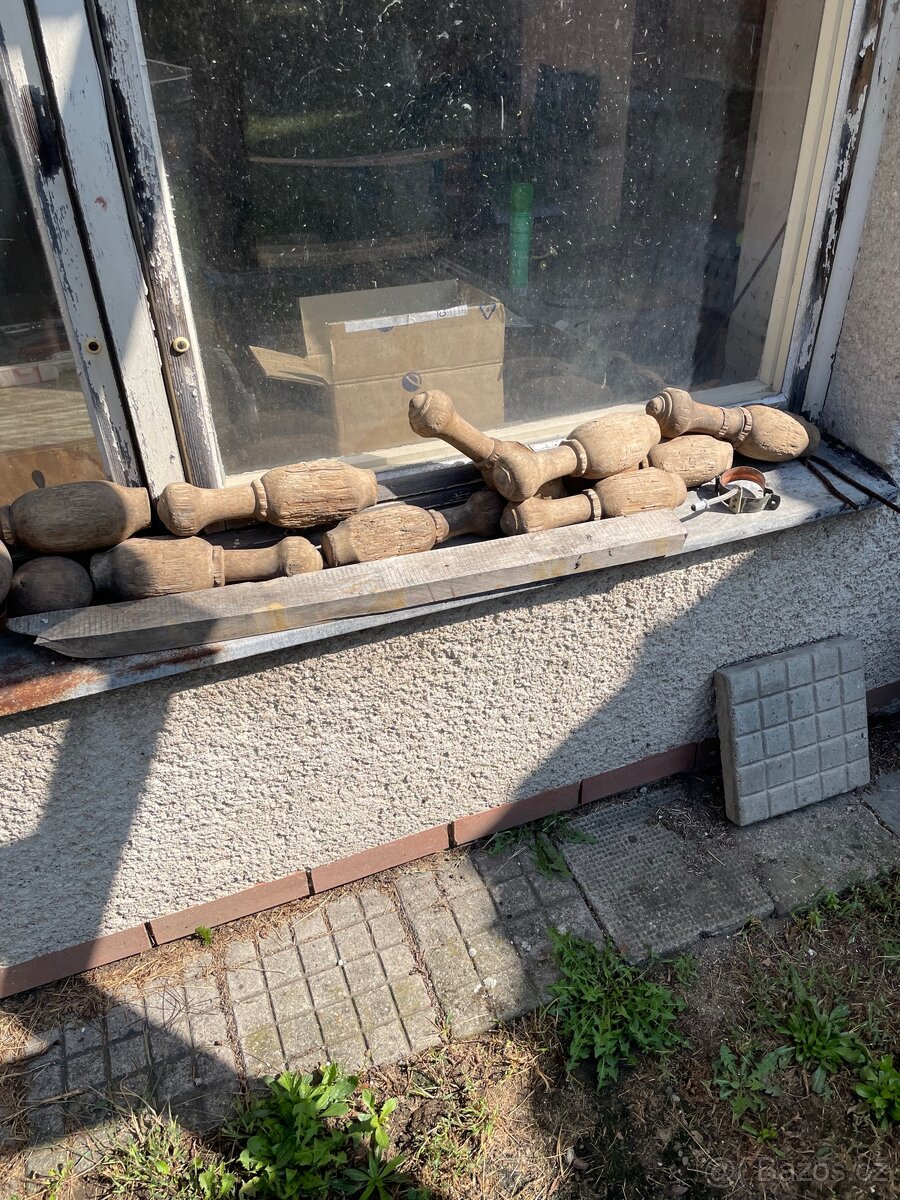 Sada kuželek dřevěných