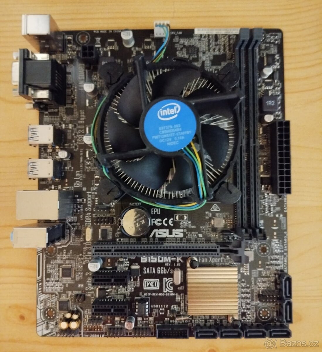ASUS B150M-K+ i3 6100+chladič