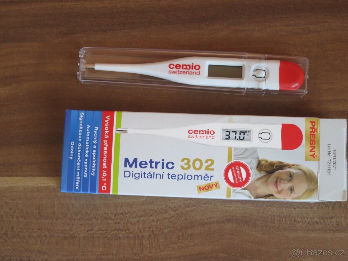 lékařský digitální teploměr Metric 302