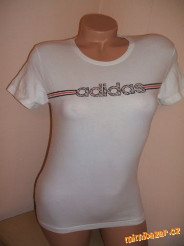 bílé tričko Adidas vel. 152