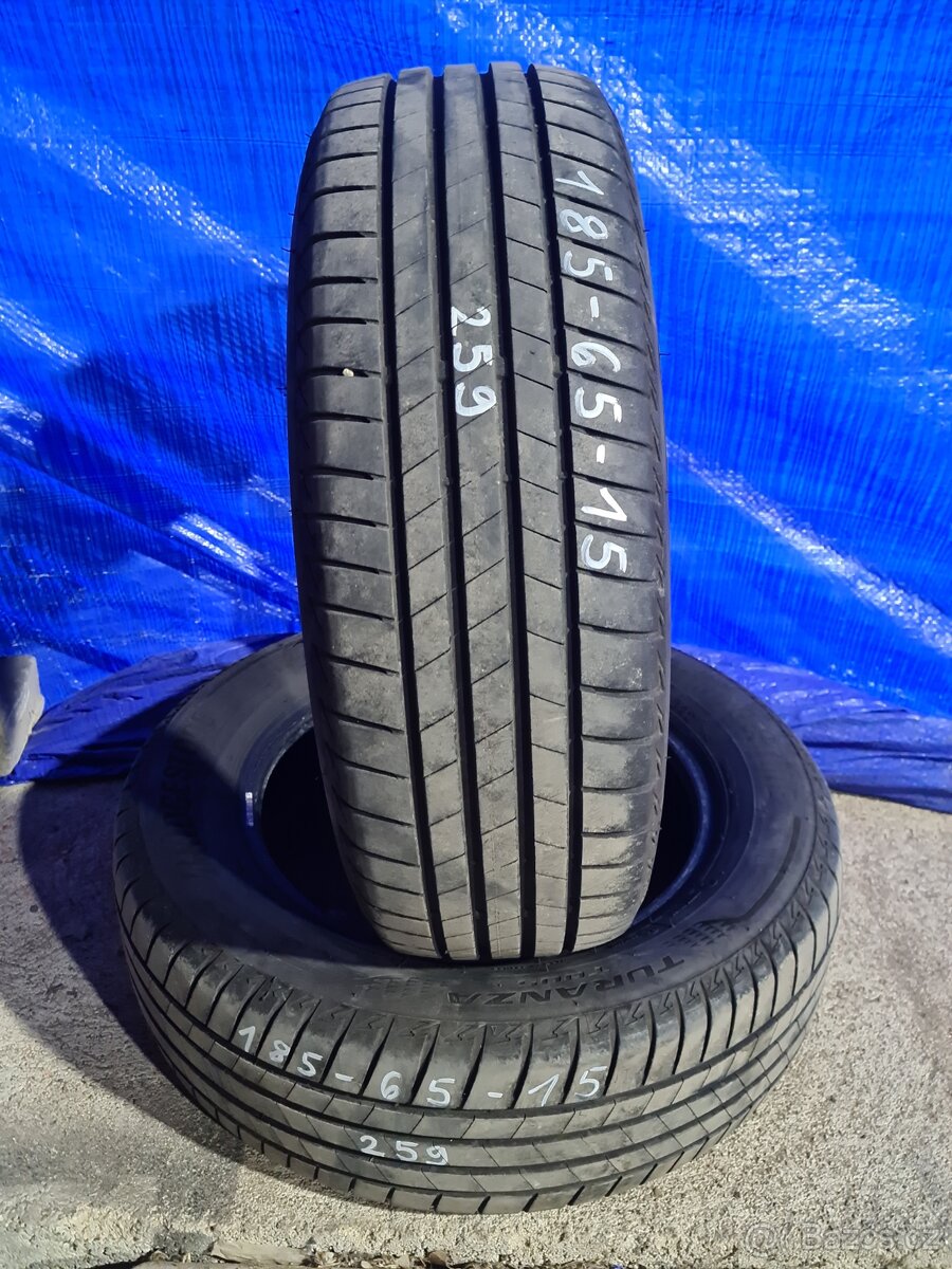 Letní pneu 185/65 R15 Bridgestone 2Ks