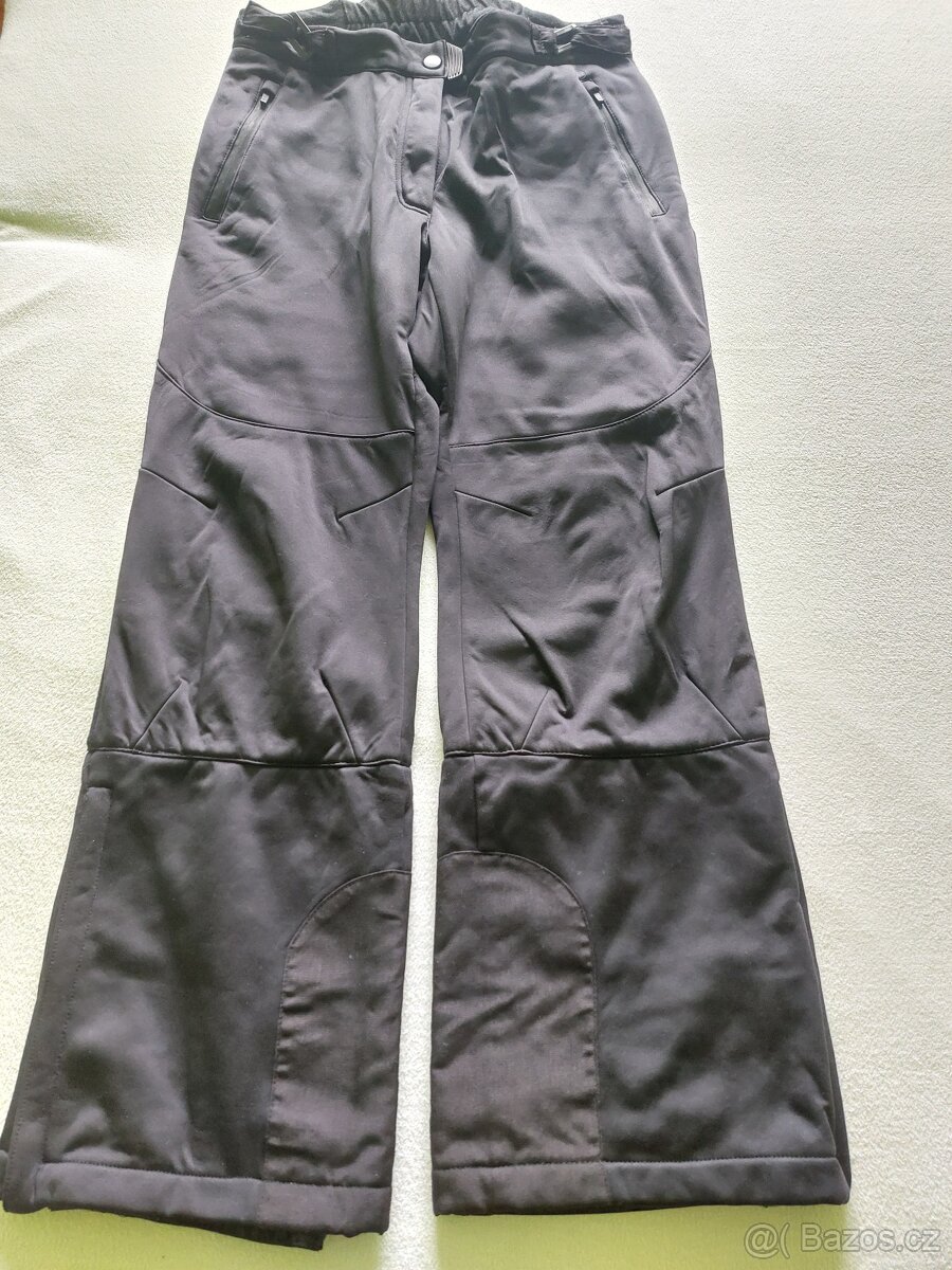 TOP STAV: Dámské zimní černé zateplené kalhoty