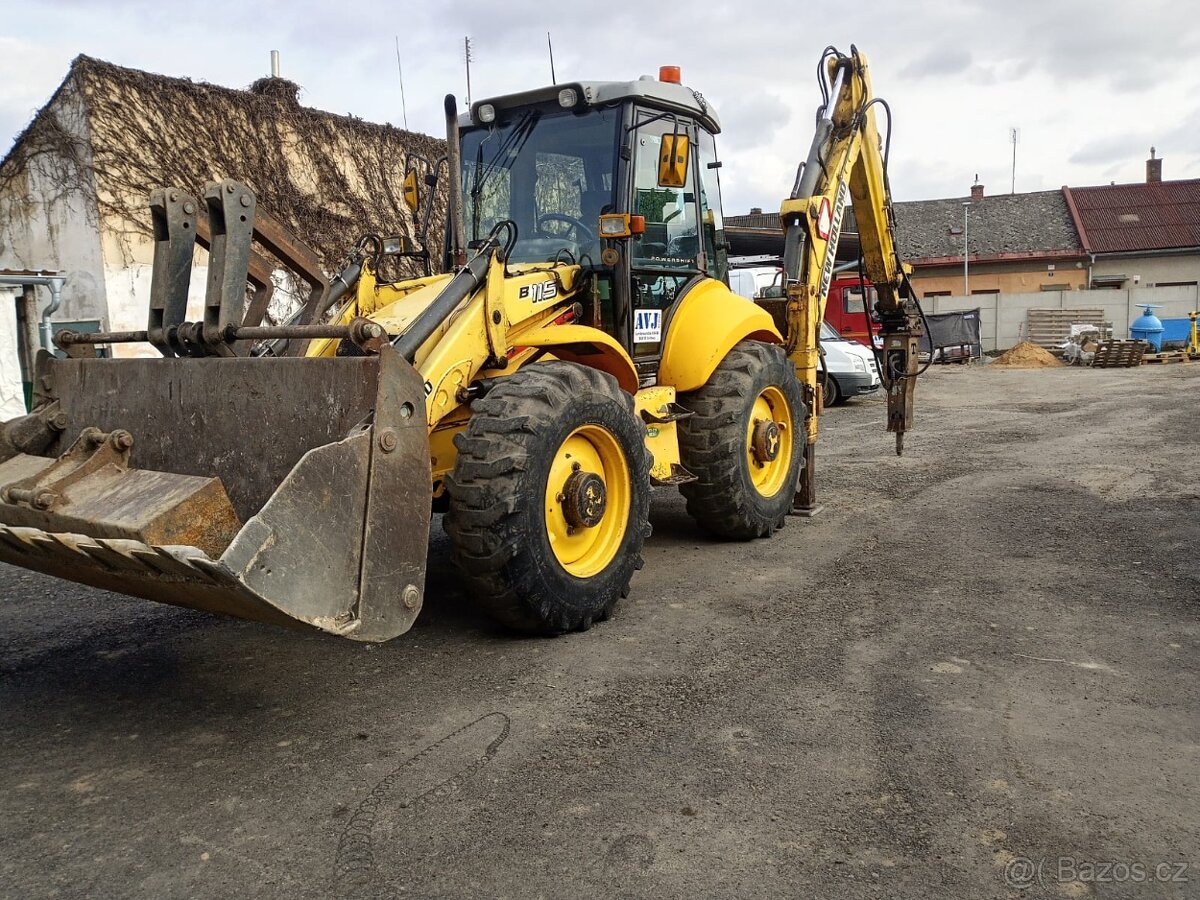 traktorbagr New Holland B115 + lopaty
