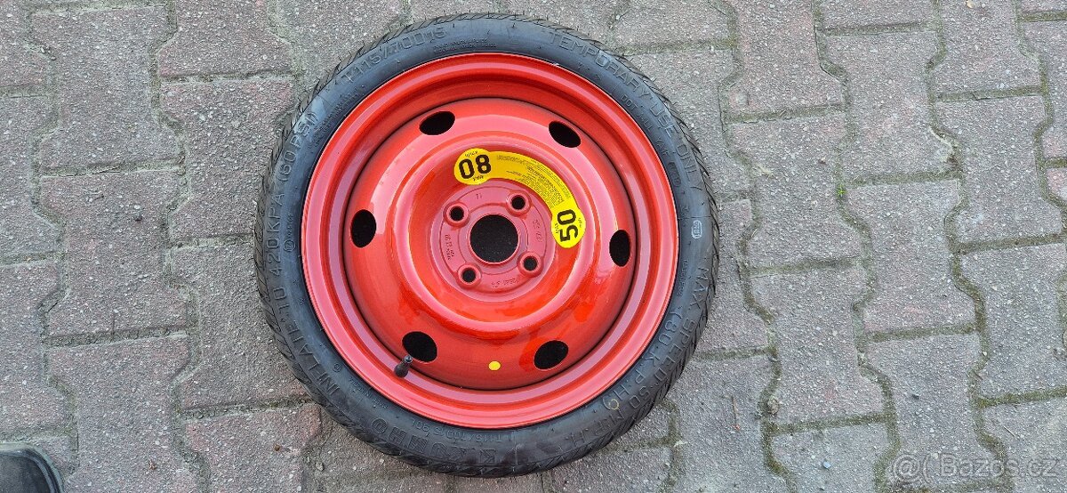 Rezervní dojezd. kolo 4x100 3,5x15 ET30 Hyundai i20 REZERVA
