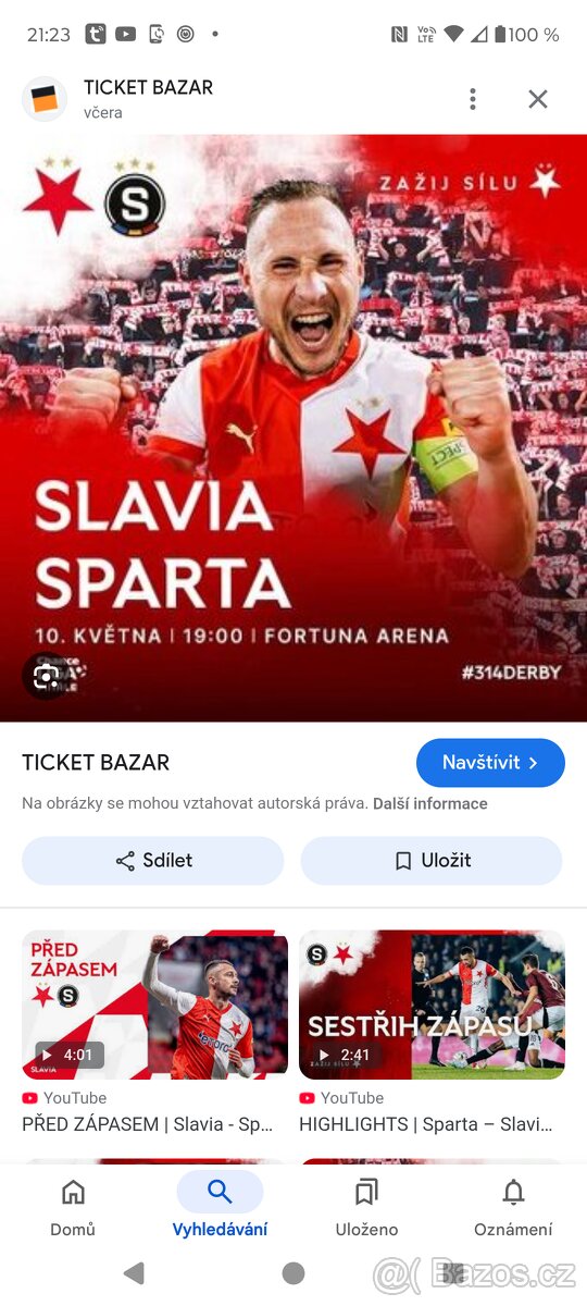 Sk Slavia Praha Ac Sparta Praha sektor 226