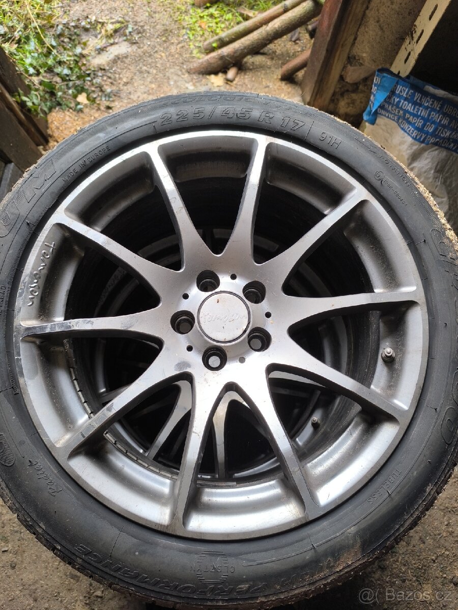 ALU kola 5x100 R17 tomason